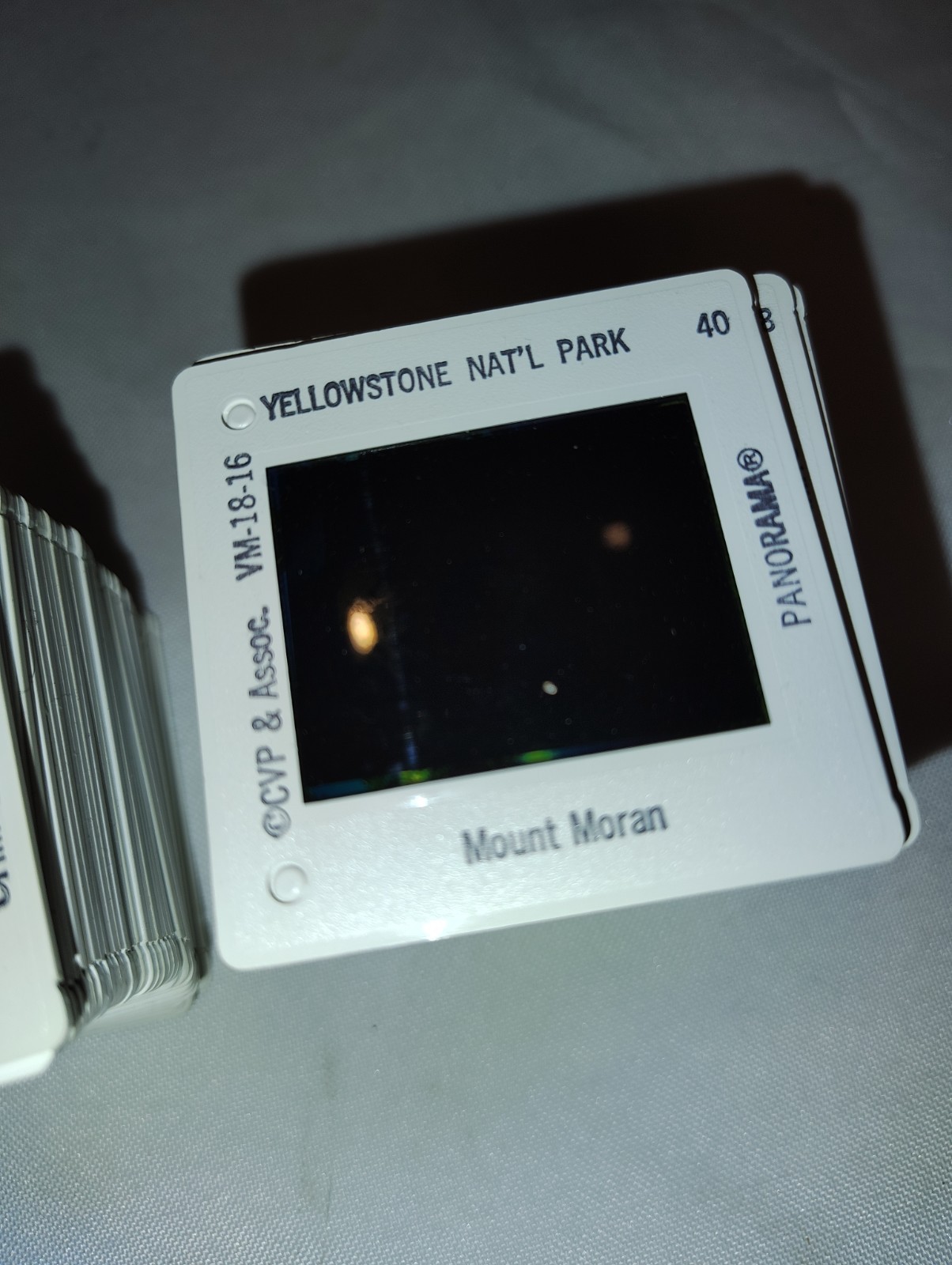 Vintage Yellowstone & Grand Teton National Parks Souvenir Photo Slides Sets