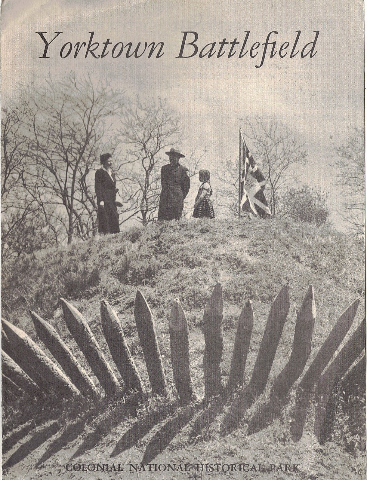 1962 Yorktown Battkefield Colonial Natl Historical Park VA Map History