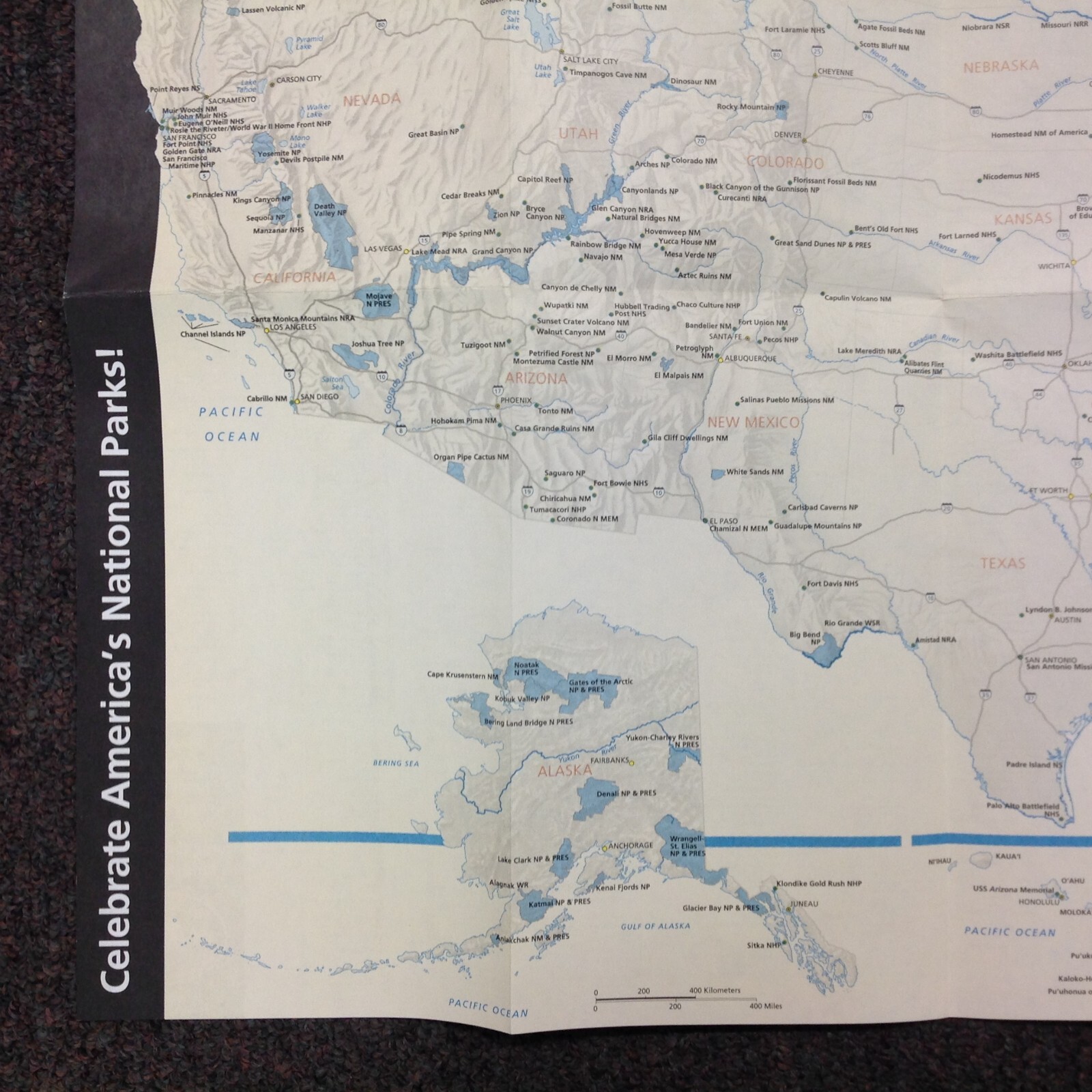 2006 National Parks Conservation Association Celebrate America’s Parks US Map