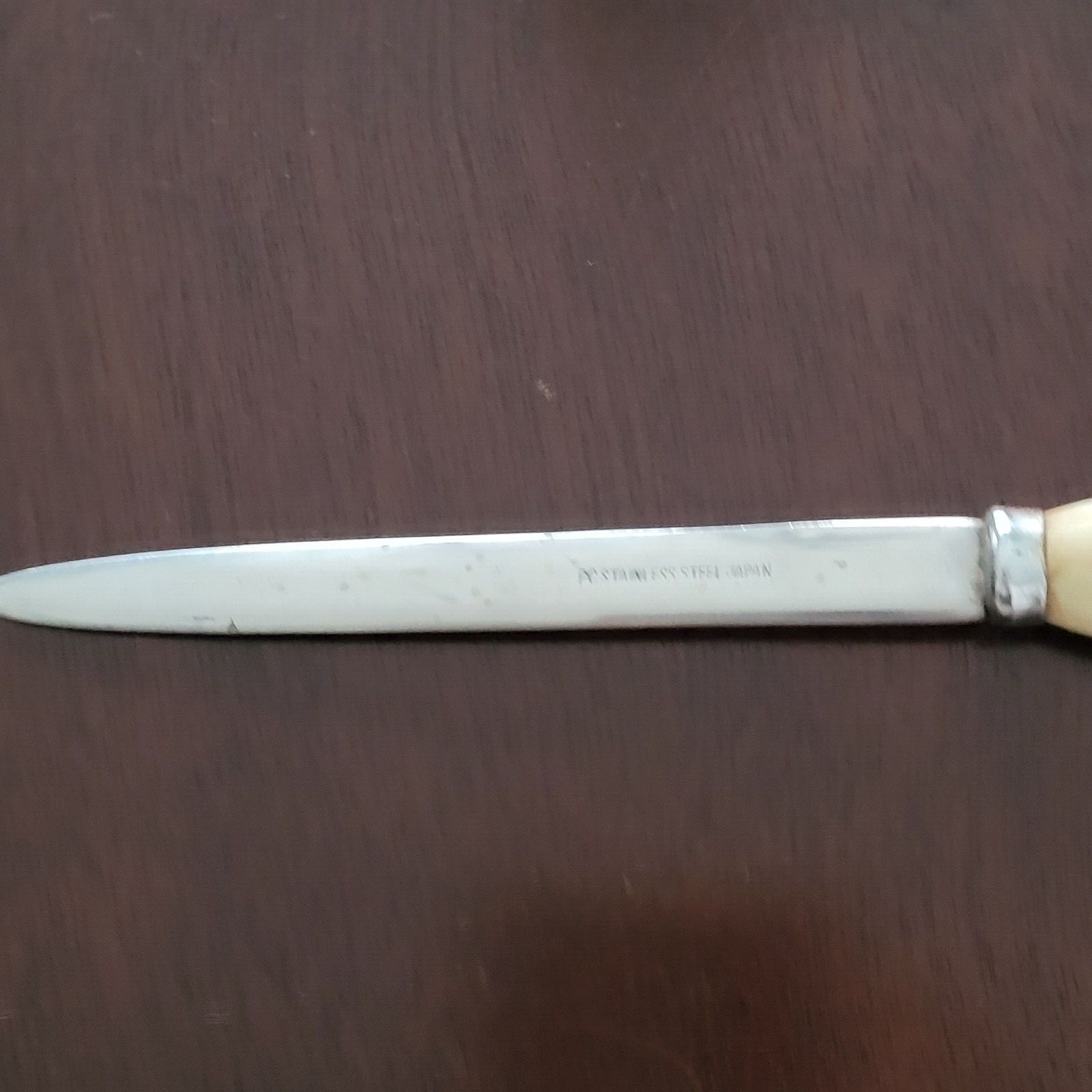 Vtg 70s YELLOWSTONE NATIONAL PARK Letter Opener Faux Antler PC Stainless Steel