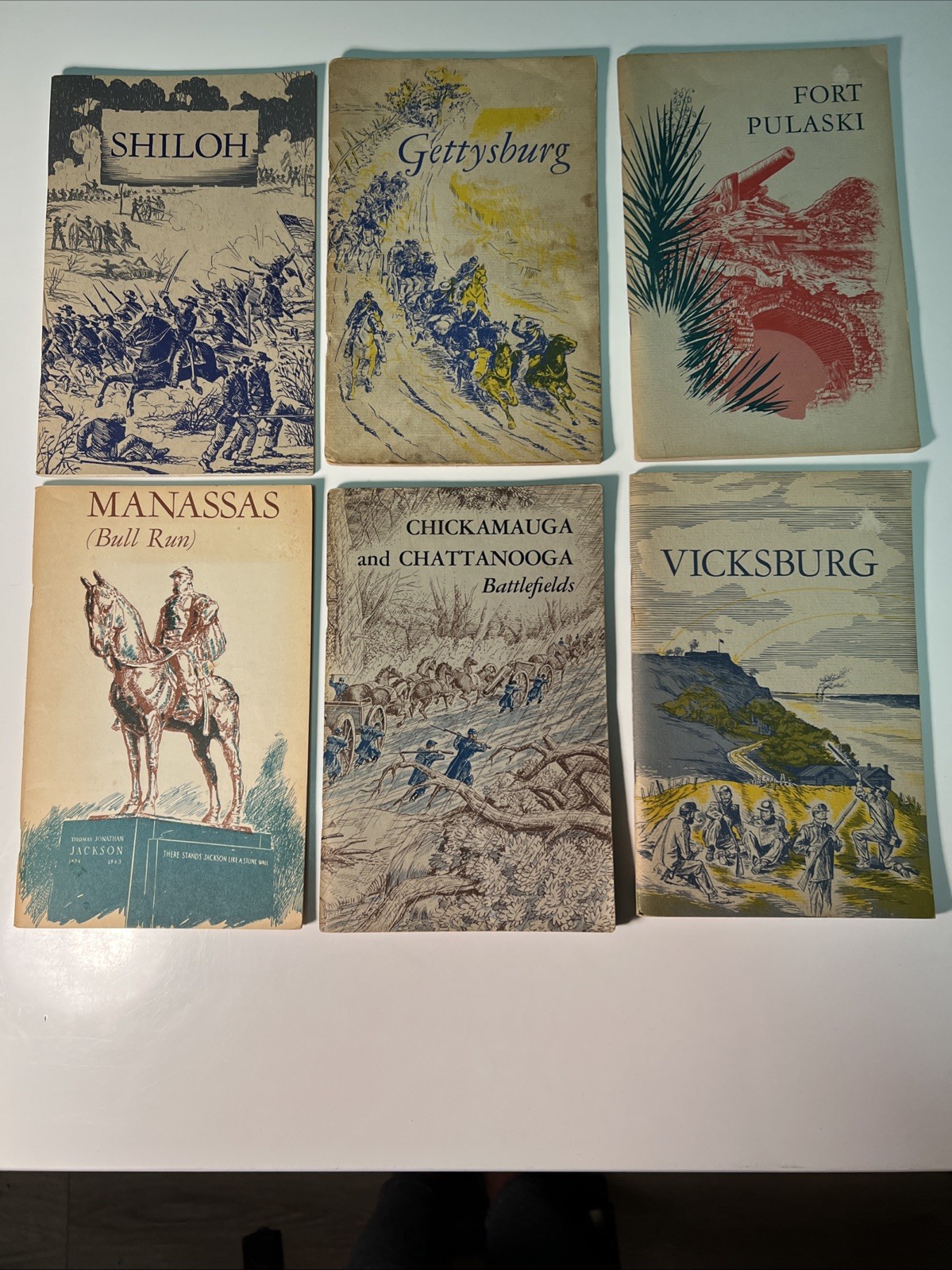 VTG National Park Service Historical Handbooks, Set Of 6, Reprints 1961