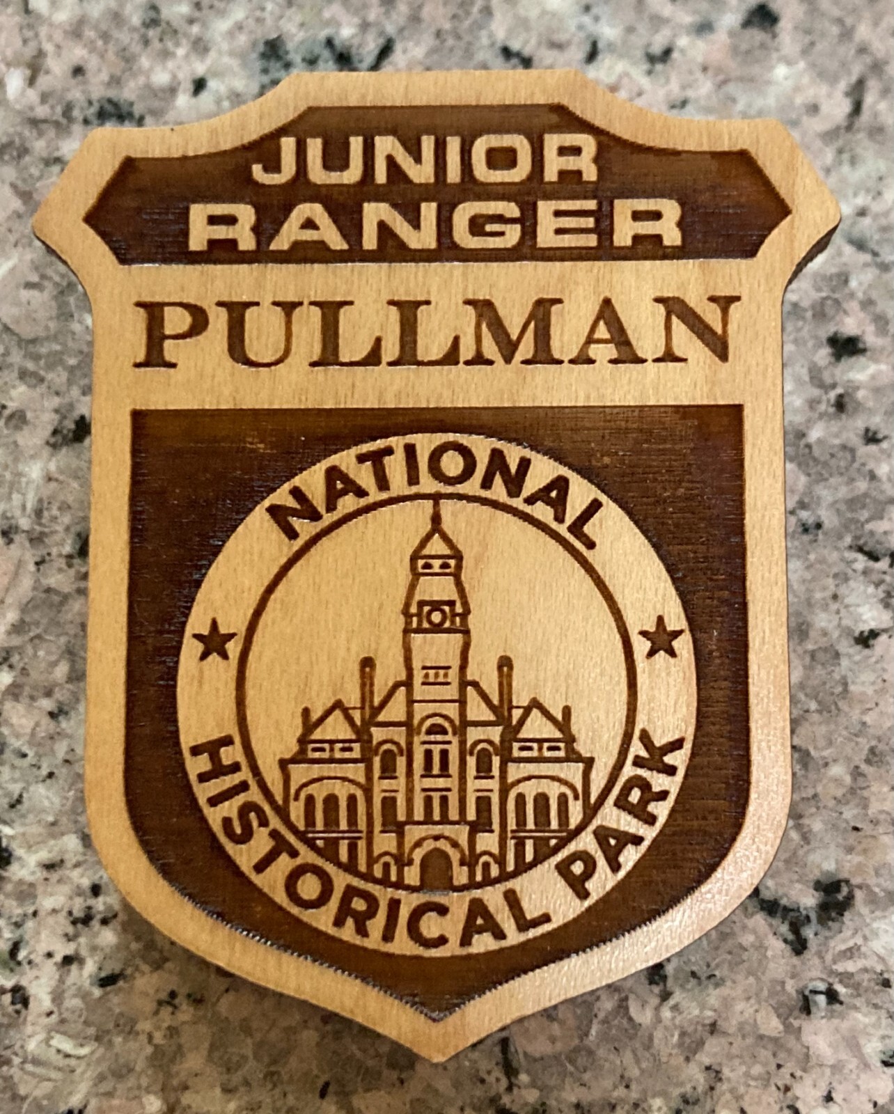 PULLMAN NATIONAL PARK JUNIOR RANGER BADGE CHICAGO RAILROADS BLACK HISTORY STRIKE