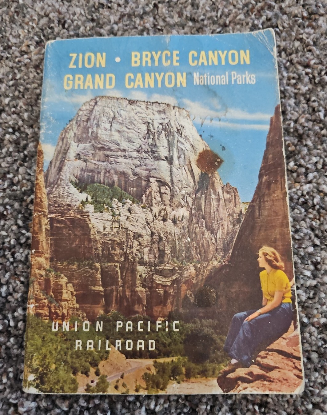 1948 UNION PACIFIC RAILROAD Zion Bryce and Grand Canyon National Parks Travel