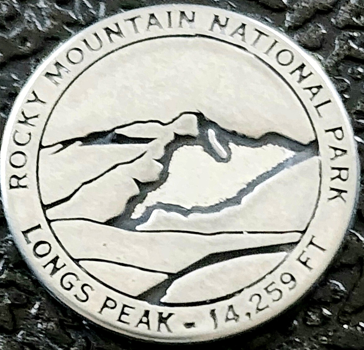 ROCKY MOUNTAIN NATIONAL PARK TOKEN – LONGS PEAK – COLORADO