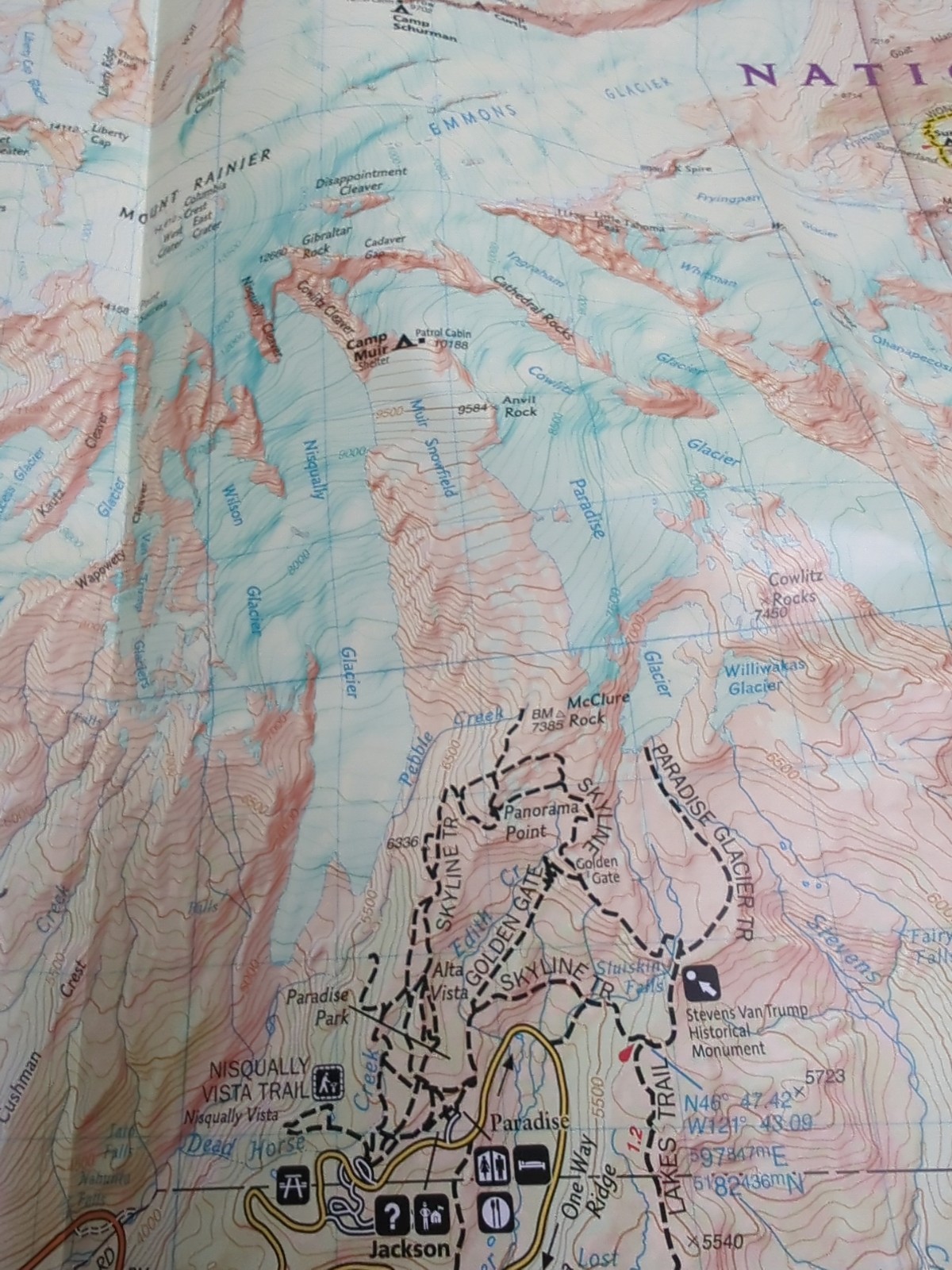 national geographic trails illustrated – Mount Rainier