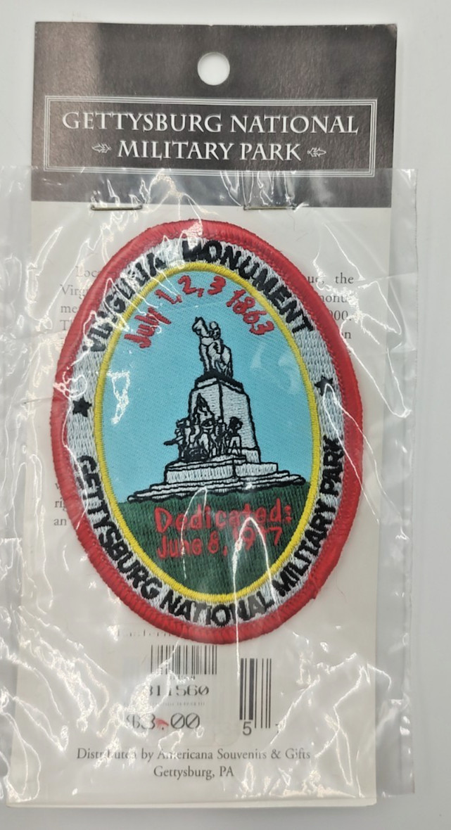 NIP Battle of Gettysburg National Military Park NMP Virginia Monument Patch L@@K