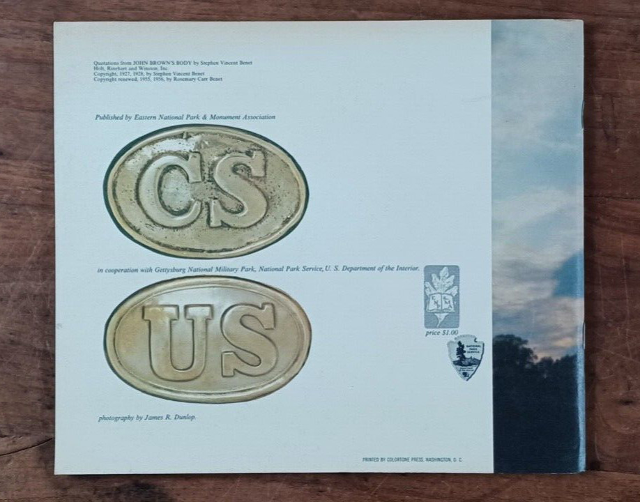 Gettysburg High Water Mark of The Confederacy 1963 National Park Booklet