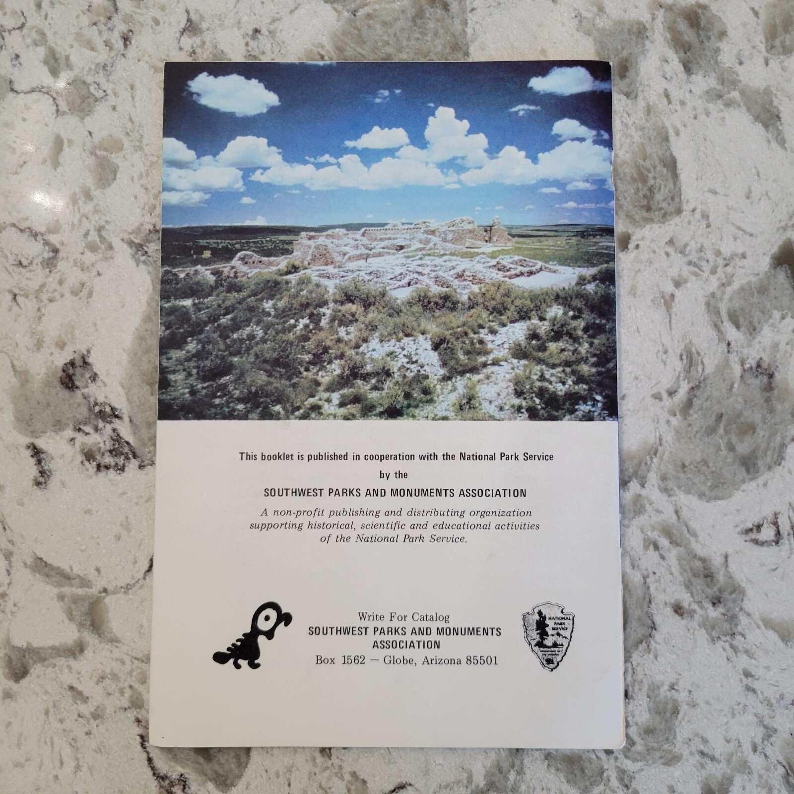 Vintage 1977 Gran Quivira Village Trail National Monument Booklet Map Guide Info