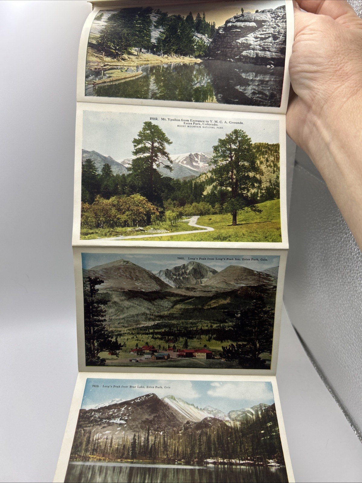 1920s Estes Park Souvenir Folder Picture Cards National Park Colorado Rocky Mts