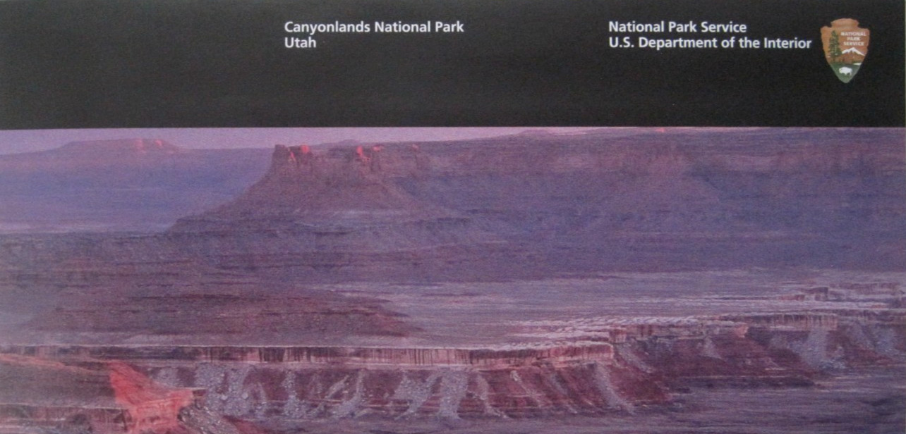 Canyonlands National Park Utah National Park Service Unigrid Brochure Map