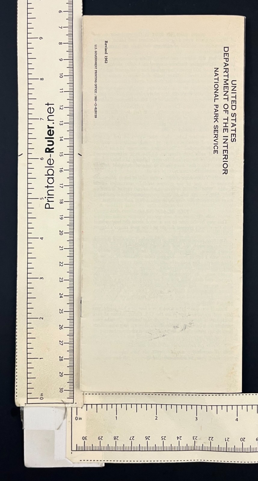 1962 Yellowstone National Park Service Guide WY MT ID Vintage Travel Booklet