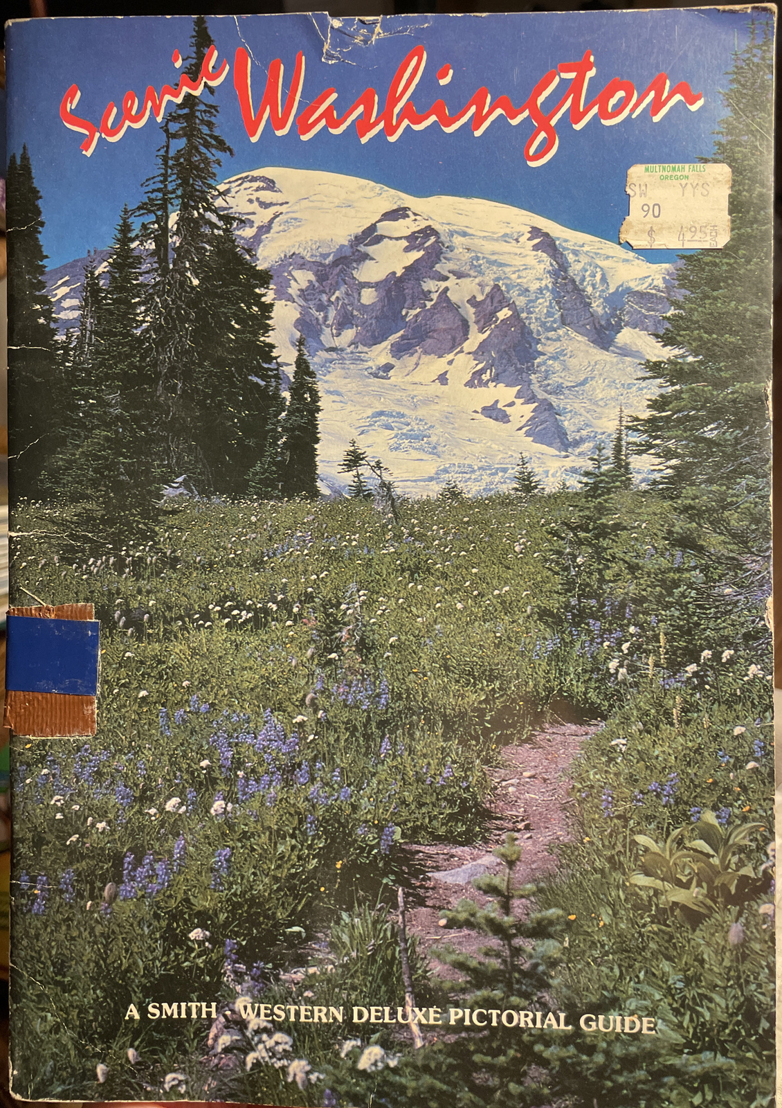SCENIC WASHINGTON STATE Featuring Color Photographs RARE VINTAGE Smith Western