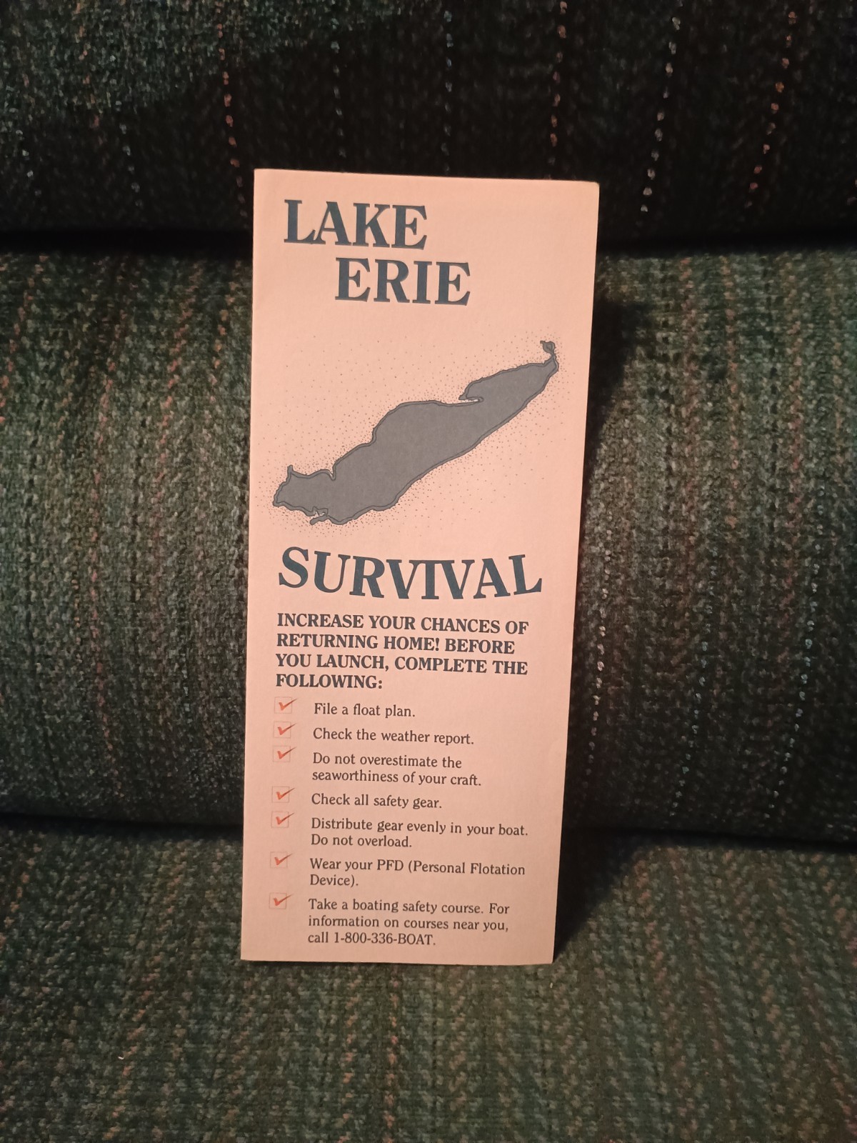 1980s Vintage OHIO LAKE Boating Maps Guides & Brochures