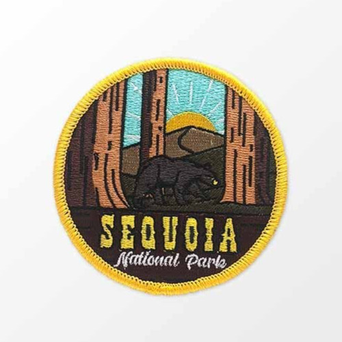 Sequoia National park Patch Iron-On Applique Souvenir Gift