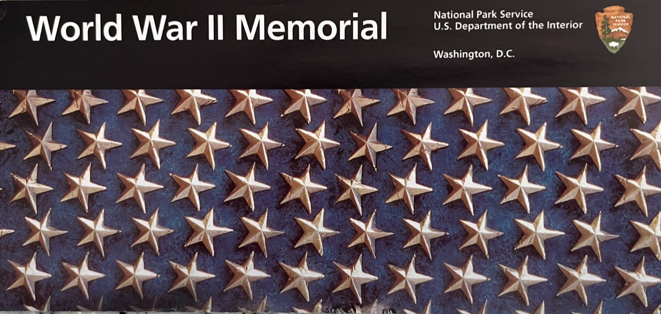 Vintage 2007 WORLD WAR II MEMORIAL NATIONAL PARK SERVICE UNIGRID BROCHURE