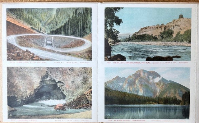 Gems of Yellowstone National Park 24 6 x 3.5″ Photos 1923 SC