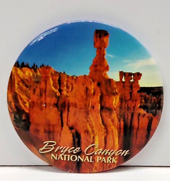 Bryce Canyon National Park Fridge Magnet Round Utah