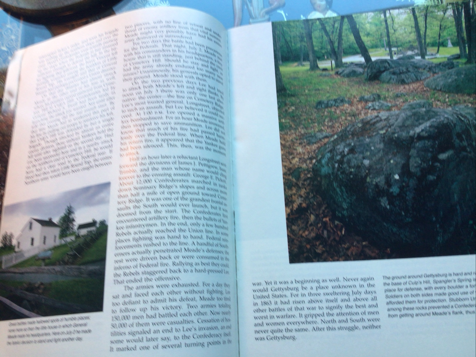 Gettysburg Souvenir Book Vintage 48 Pages 12 X 9. The Story Behind The Scenery