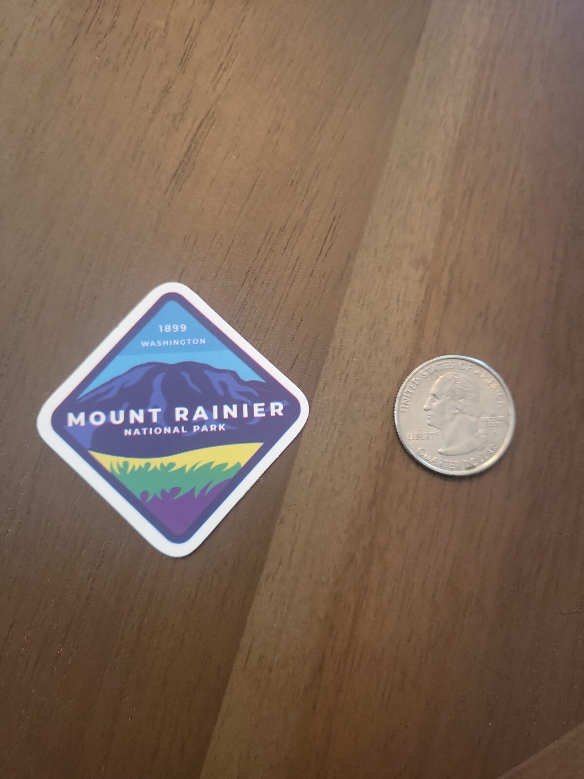 Mount Rainier National Park Decal Sticker