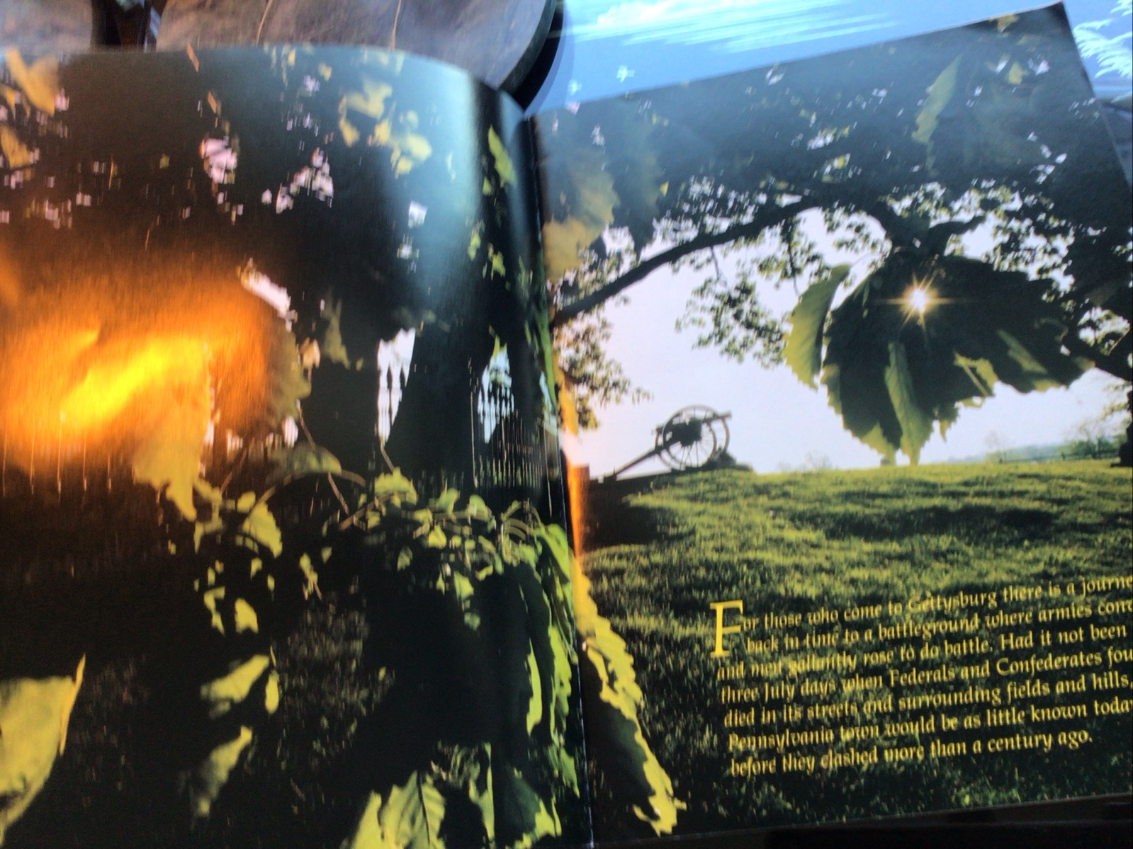 Gettysburg Souvenir Book Vintage 48 Pages 12 X 9. The Story Behind The Scenery