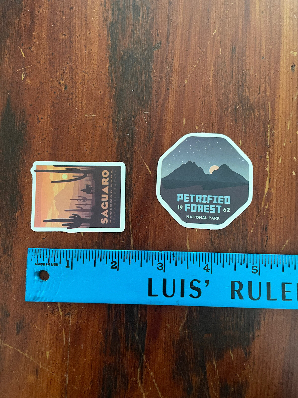 2 Set Saguaro & Petrified National Park Outdoor Wilderness Sticker Decal