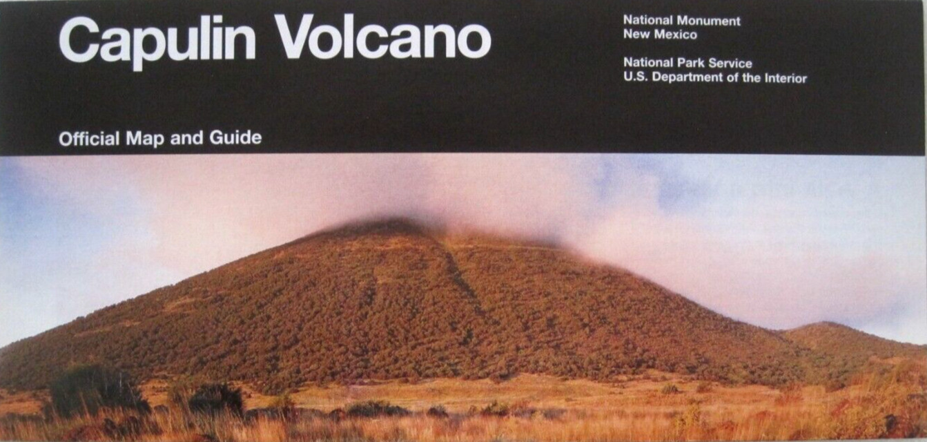 Capulin Volcano National Monument National Park Service Unigrid Brochure Map