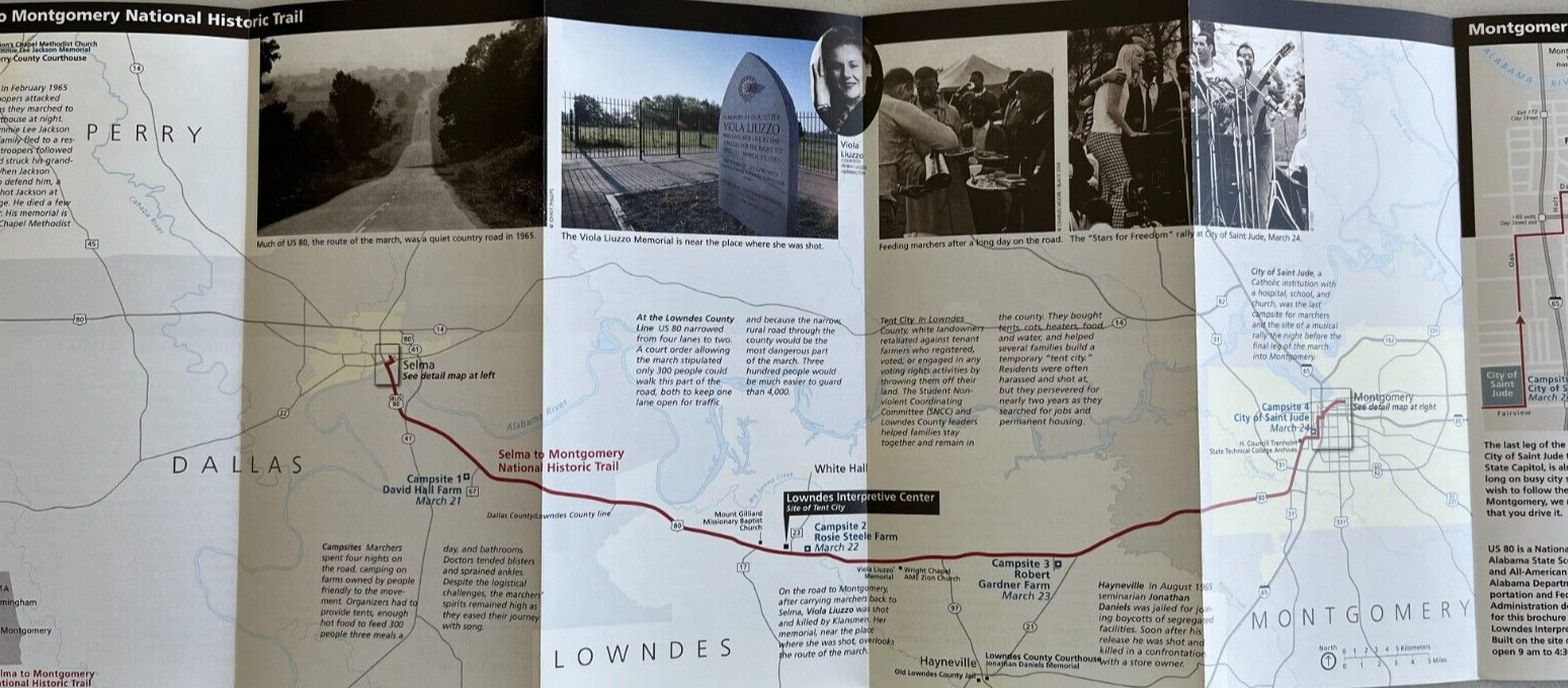 2026 SELMA to MONTGOMERY TRAIL – AL NATIONAL PARK SERVICE UNIGRID BROCHURE/MAP