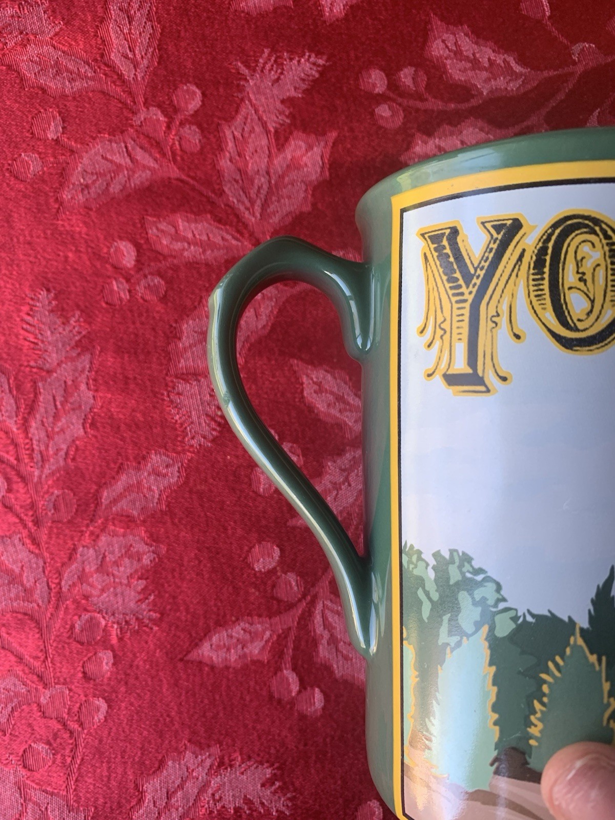 Yosemite National Park Coffee Cup Ceramic Mug Half Dome Souvenir