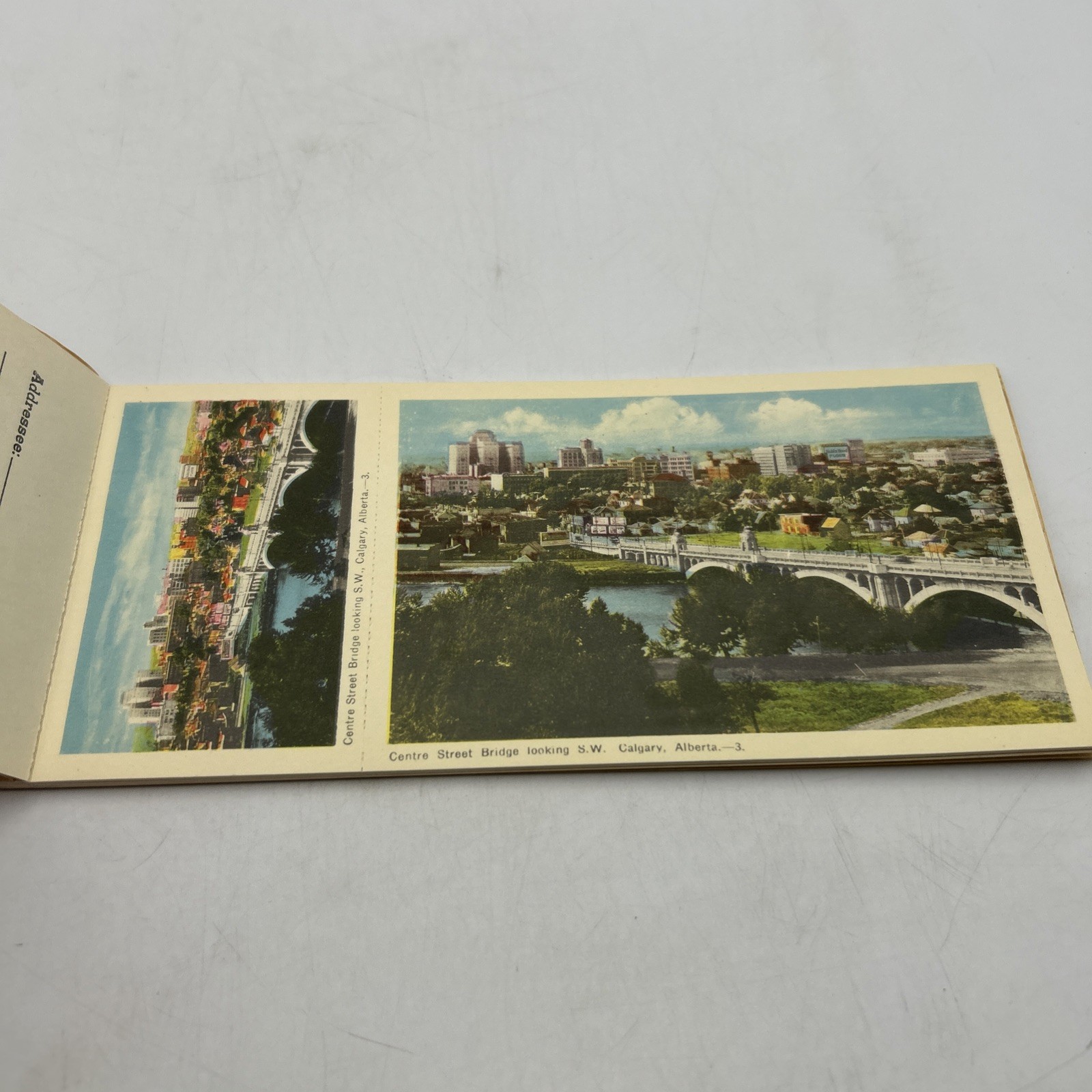 Vintage Souvenir Of Calgary Miniature View Album 1930s Post Cards Set of 10