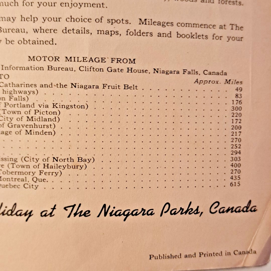 The Niagara Parks Commission Niagara Falls Canada Circa 1930s McQuesten Chairman