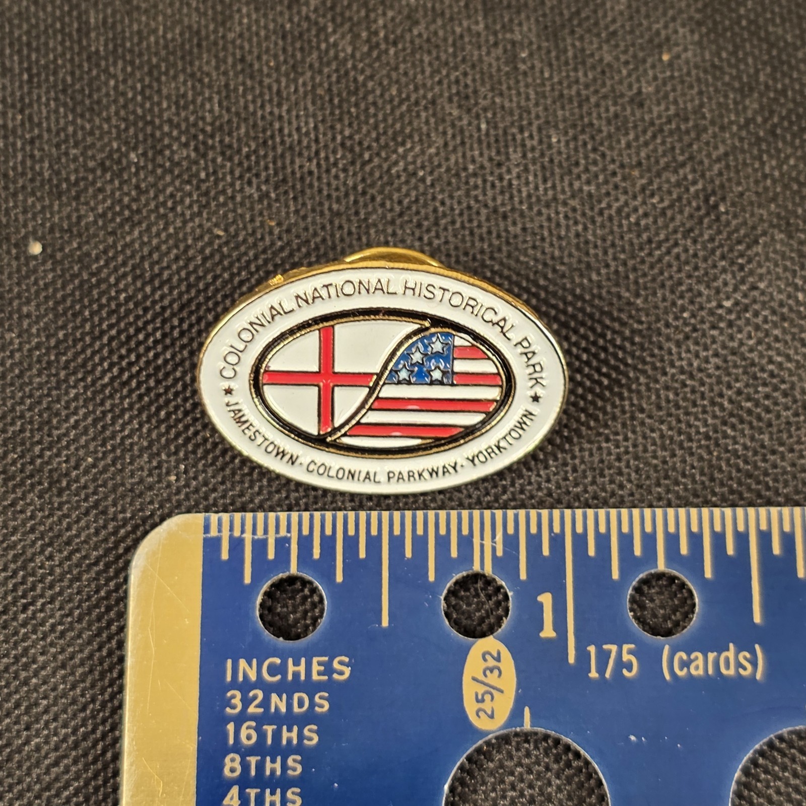 Colonial National Historical Park Jamestown Yorktown Travel Souvenir Lapel Pin
