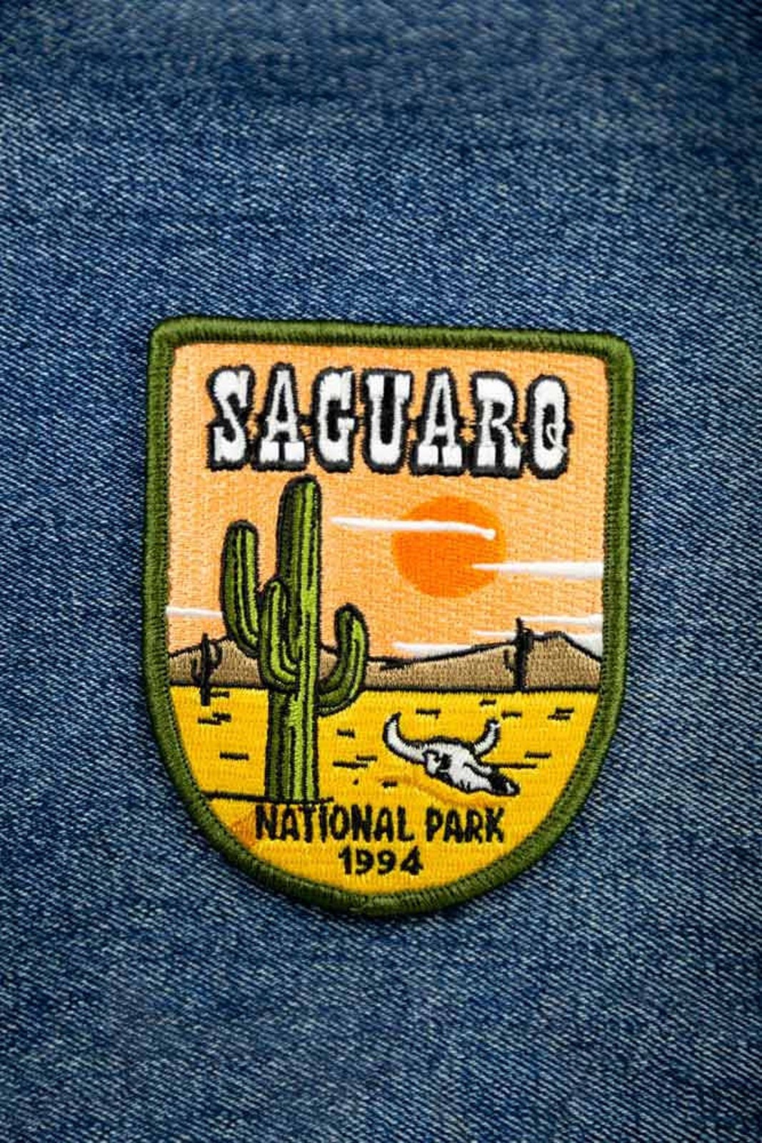Saguaro National Park Patch Iron-On Applique Souvenir Gift