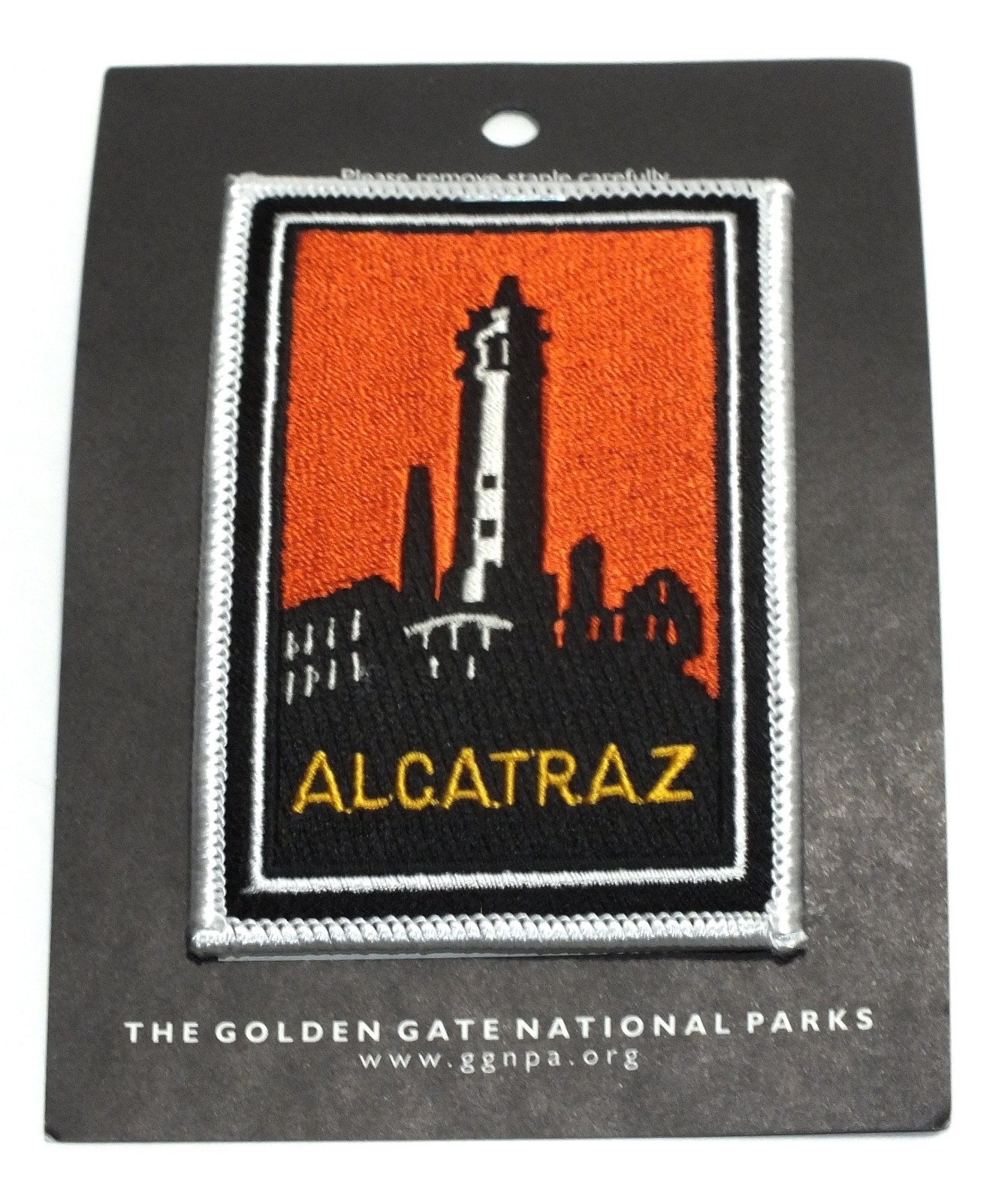 Alcatraz Patch Golden Gate National Parks Vacation Souvenir Iron On Sew On S83