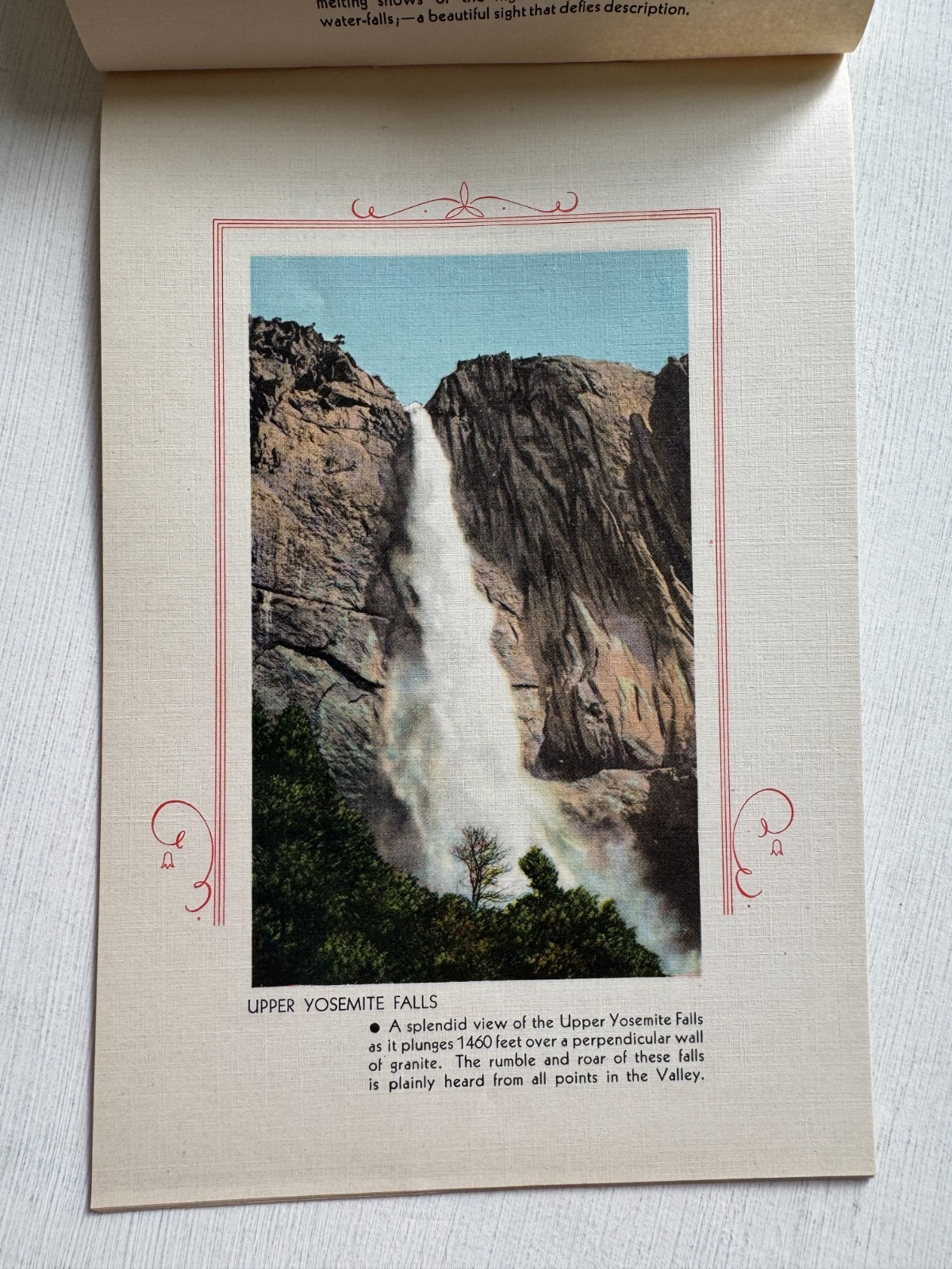 1930-40’s Yosemite National Park Picture Book w/ 32 Pictures B