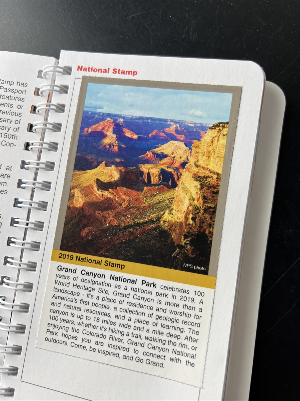 Passport To Your National Parks Official Stamp & Cancellations Tracking Record