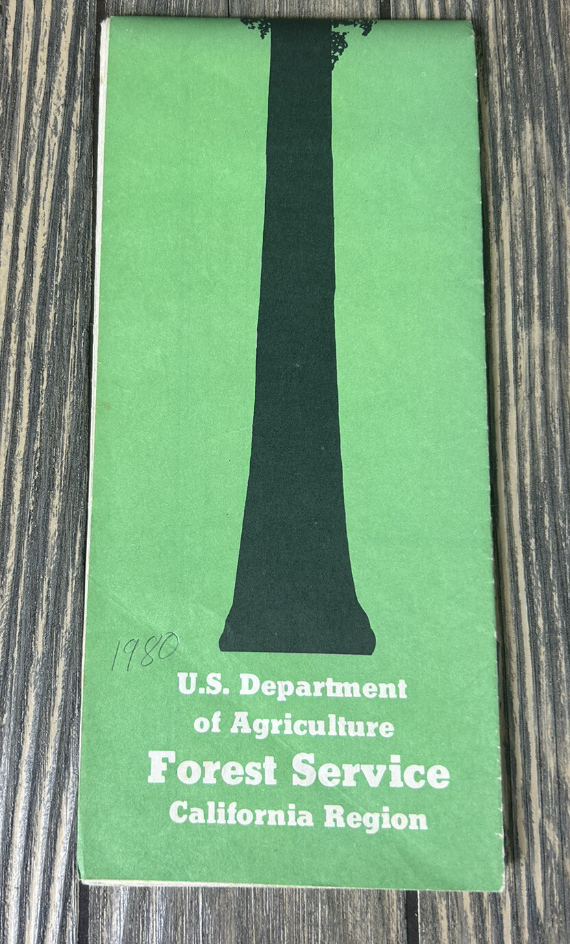 Vintage Sequoia National Forest US Department Of Agriculture Forest Service