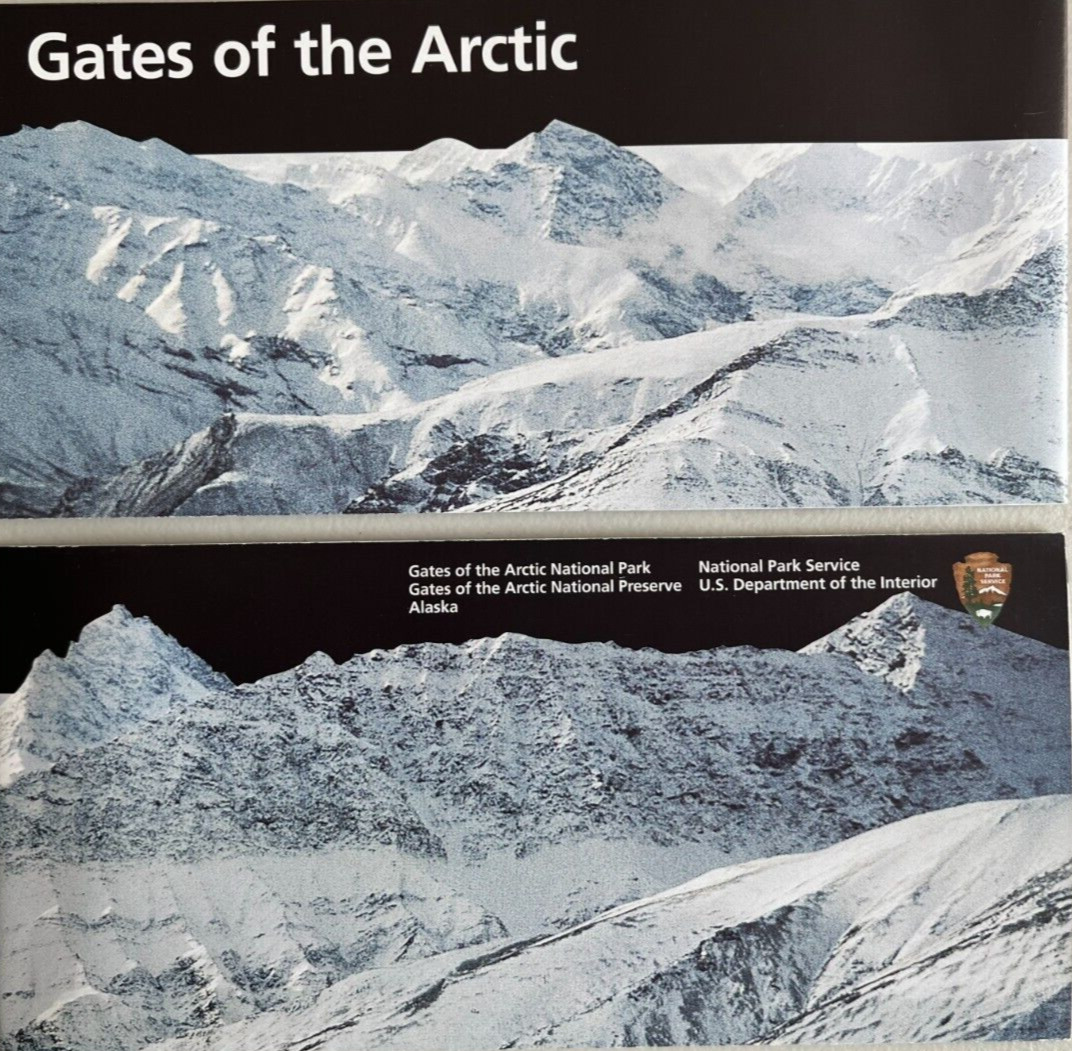 2026 GATES of the ARCTIC NP – AK NATIONAL PARK SERVICE UNIGRID BROCHURE/MAP New