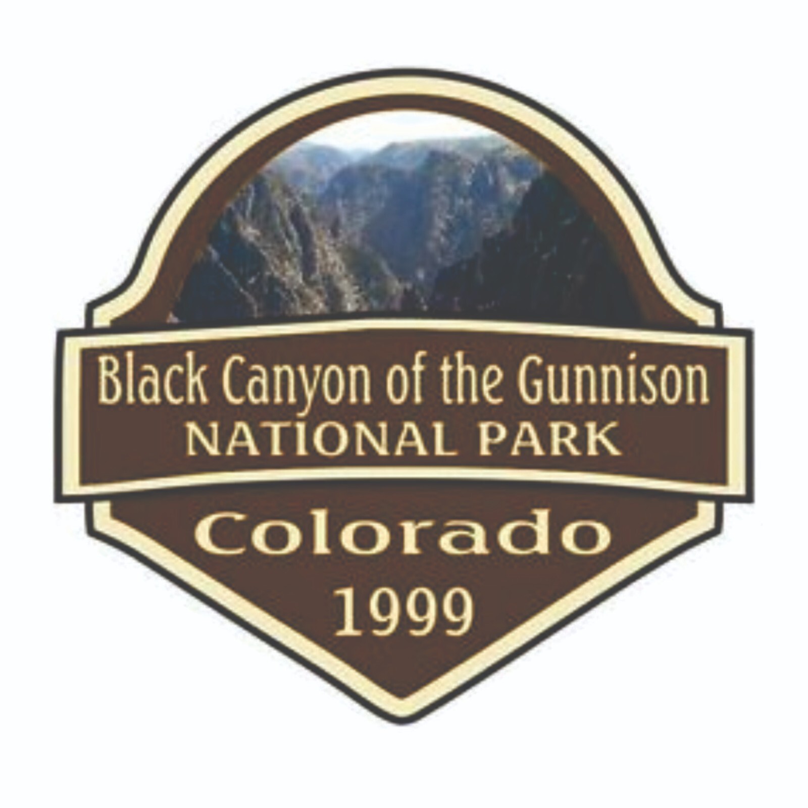 Black Canyon of the Gunnison National Park Sticker Colorado National Park Decal