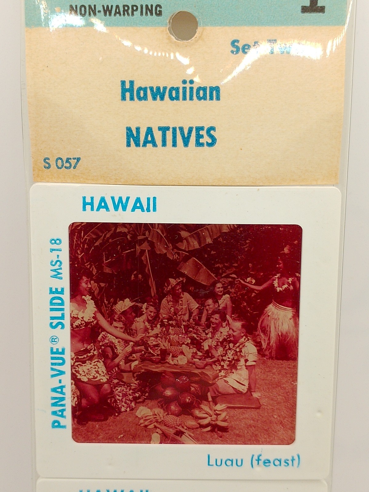 Vintage Pana Vue Slides – Hawaii Natives Dancers Feast