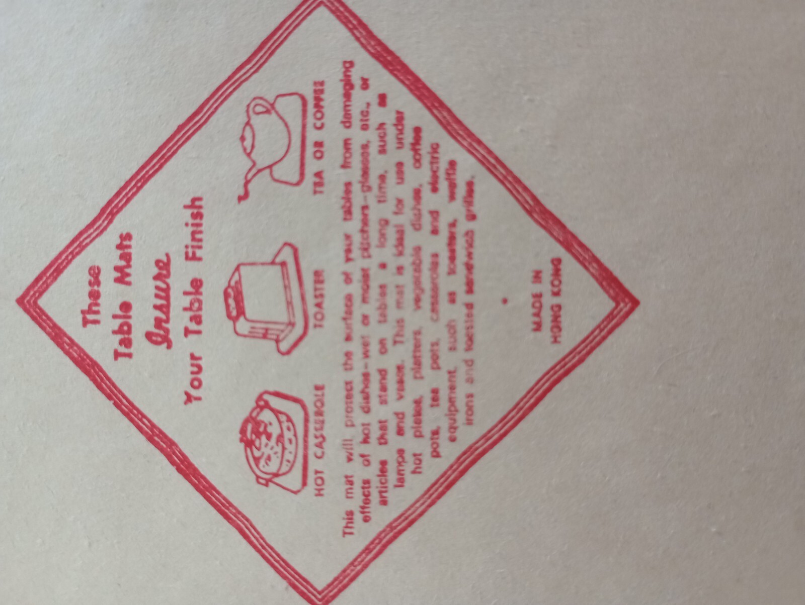 Vintage Letchworth State Park N.Y. Souvenir Hot Pads Set Of 3 Paper/ Cardboard