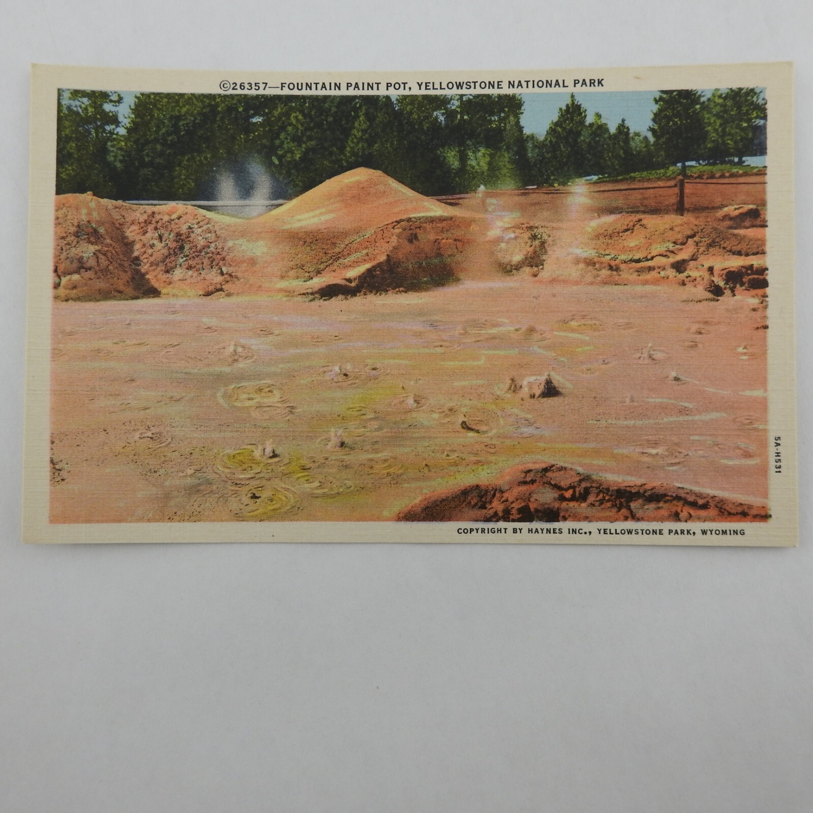 Vintage Yellowstone National Park Ephemera Mixed Lot Papers Postcard View Master