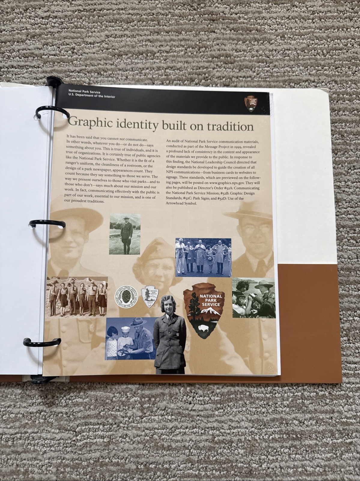 Communicating the National Park Service Mission 2001 Arrowhead Rare NPS History