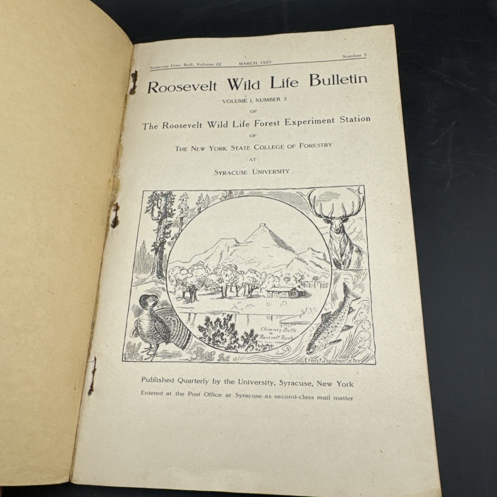 Roosevelt Wild Life Bulletin Birds💥March 1923 Vol 1,Number 3