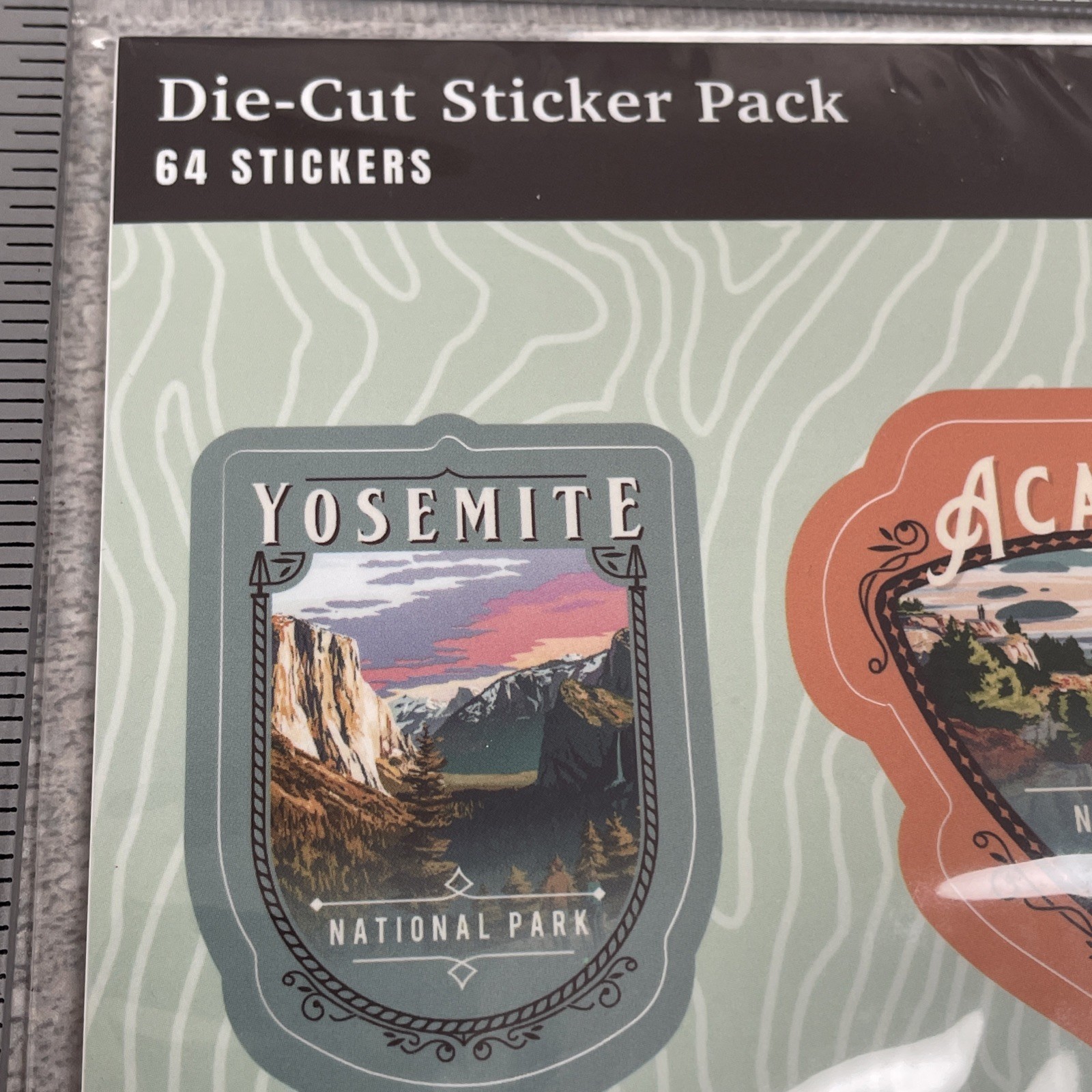 National Park Die Cast Sticker Pack For The Complete National Park System – New