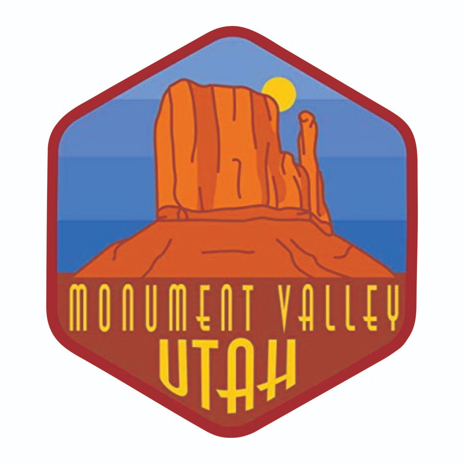 Monument Valley Sticker Decal Bumper Sticker