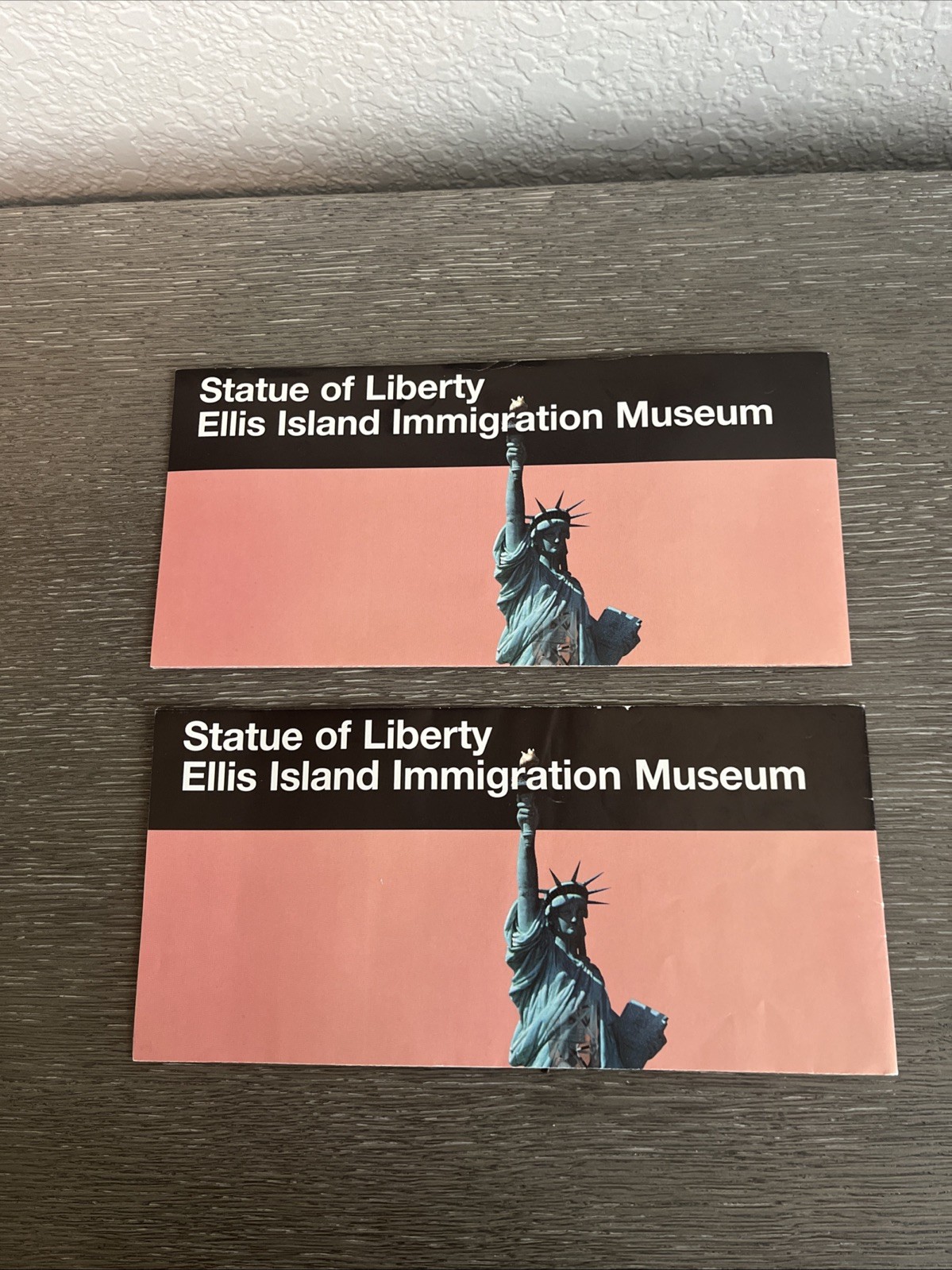 2 STATUE OF LIBERTY & ELLIS ISLAND NATIONAL MONUMENT OFFICIAL MAP & GUIDE 1999