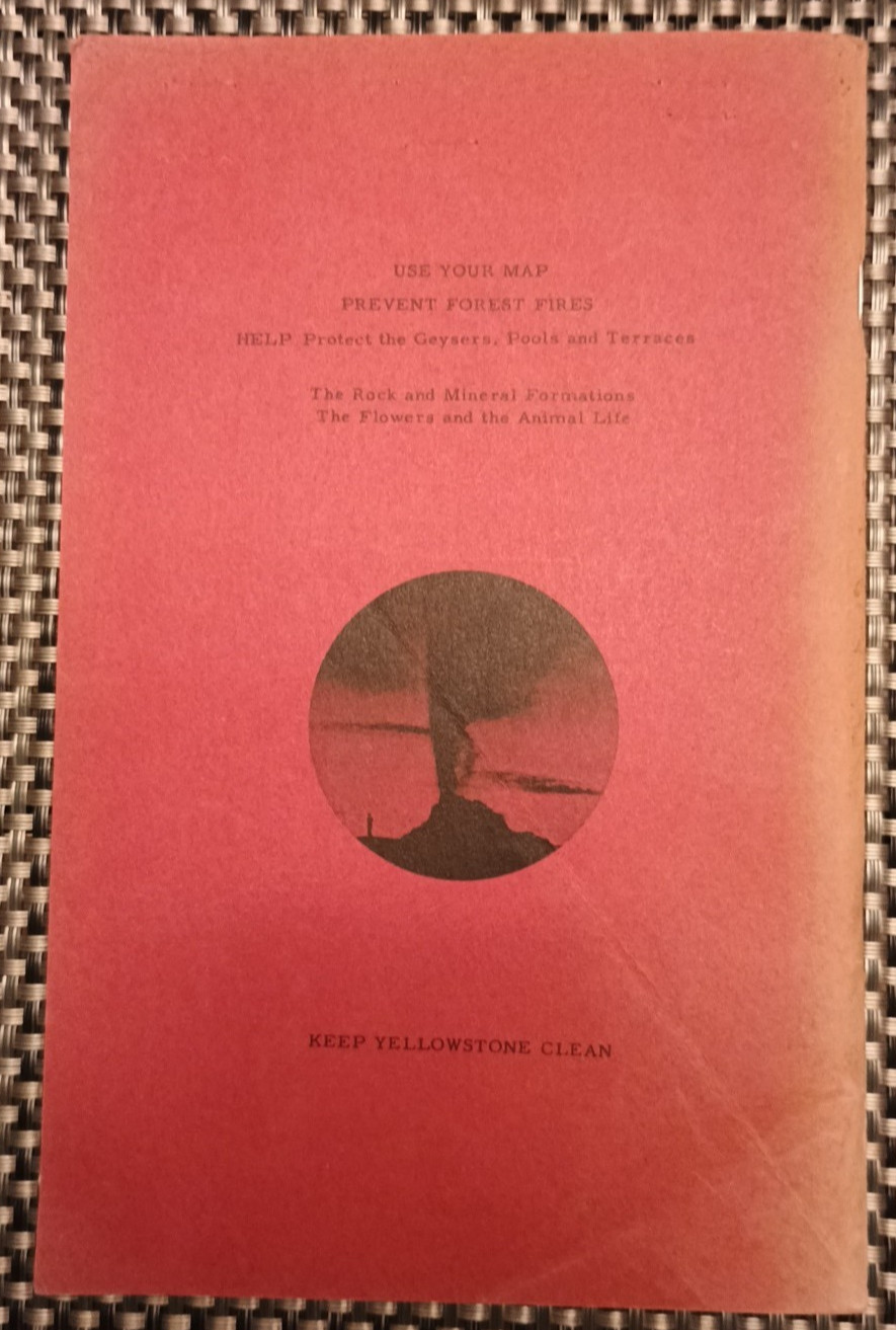 *1962* Wild Animals Of Yellowstone National Park Pamphlet by Harold J Brodrick