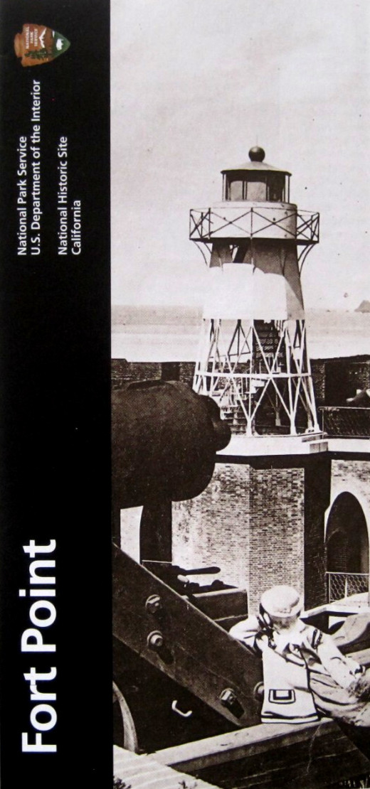 Fort Point National Historic Site National Park Service Unigrid Brochure Map