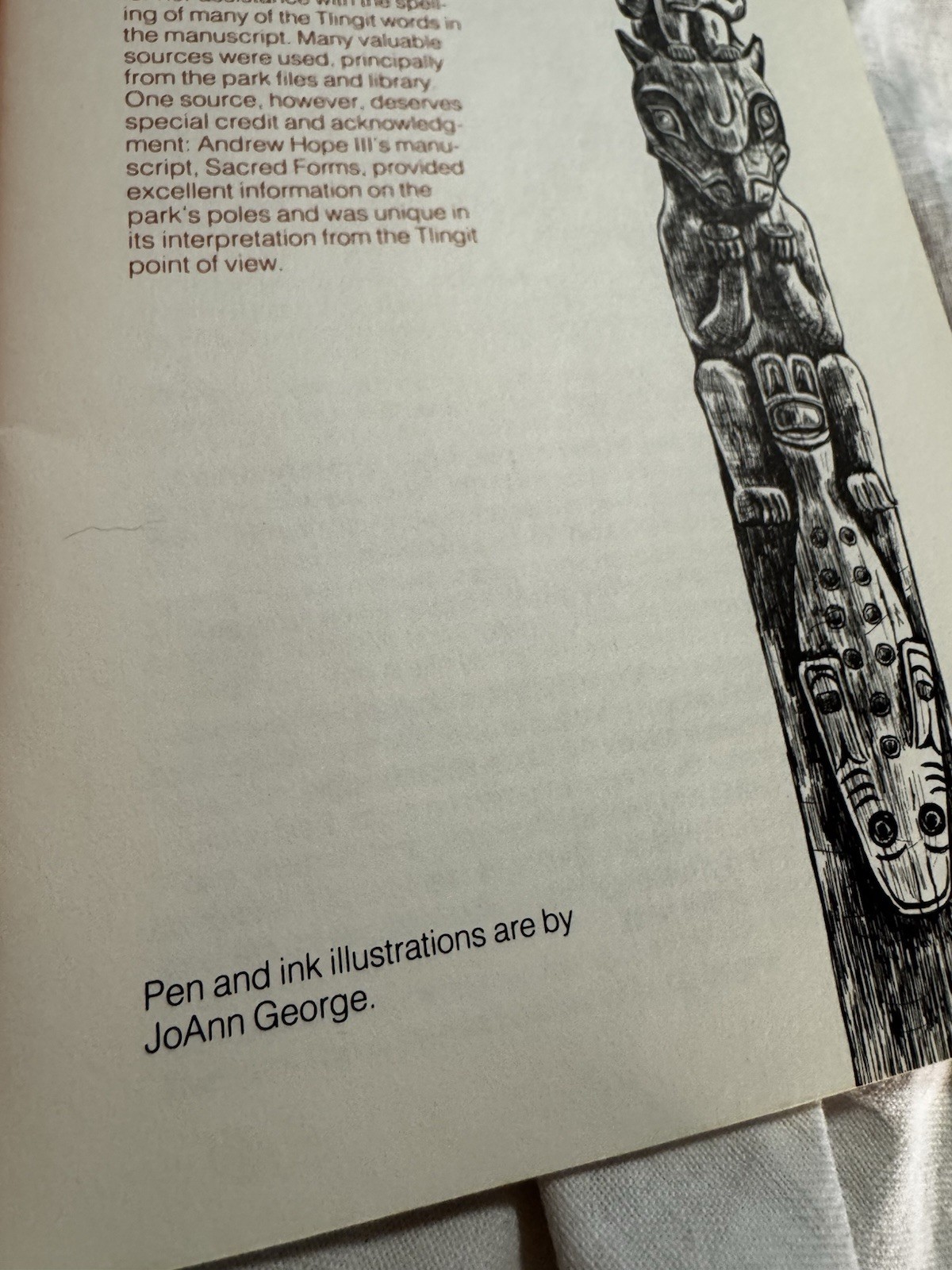 1980 “Carved History” Totem Poles House Posts Sitka National Historical Park AK