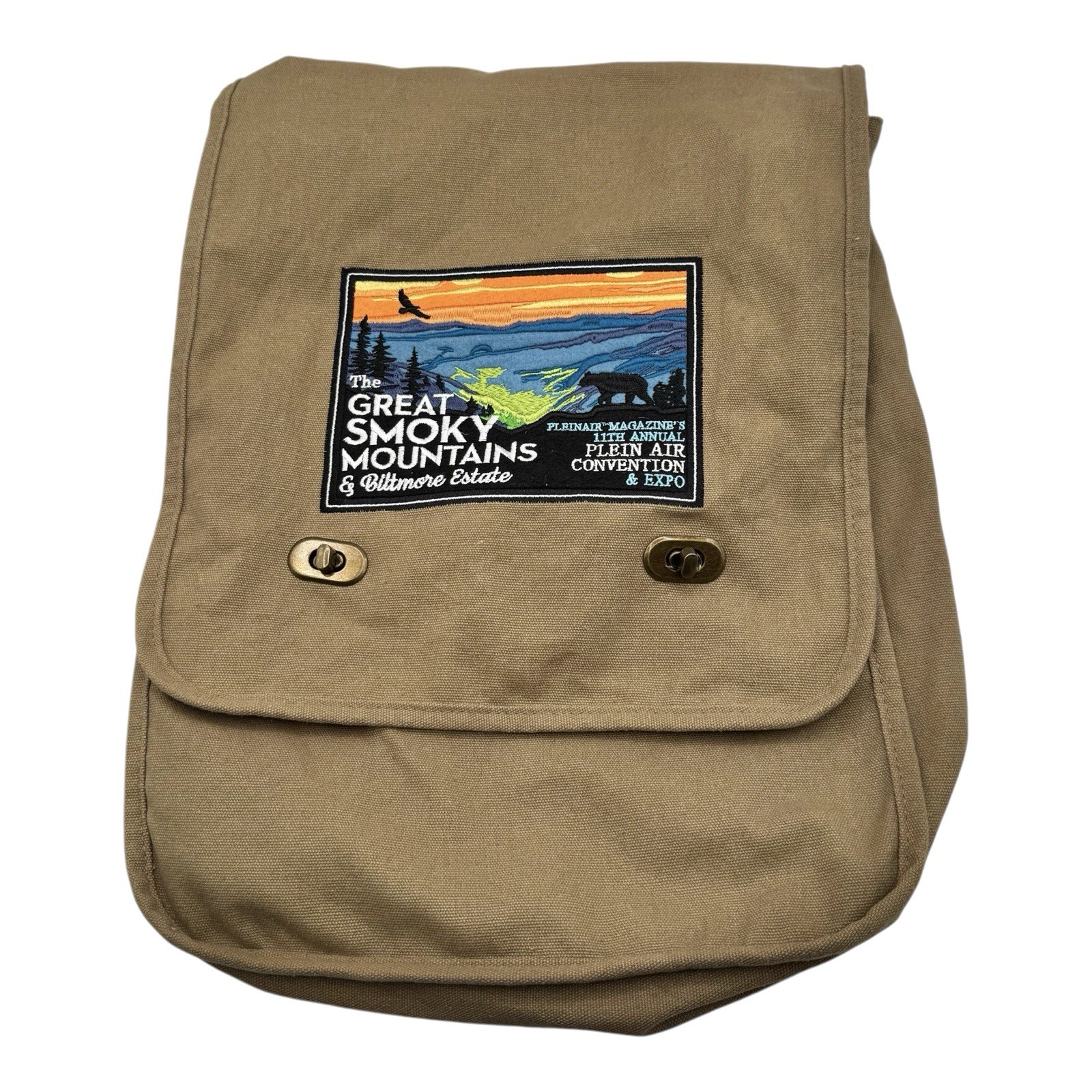 GREAT SMOKEY MOUNTAINS US National Park PATCH Plein Air Convention PACE Expo BAG